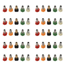 50Pcs Pressure Washer Spray Nozzles 1/4 Quick Connection Spray Tip Set (4.0 Gpm) Multiple Degrees