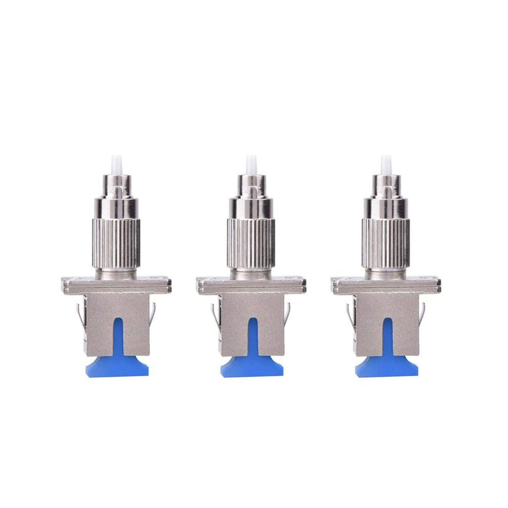 3X Fc-Sc Single Mode Coupler Hybrid Converter Fiber Optic Adapter For Fc Male To Sc Female 6032923111161