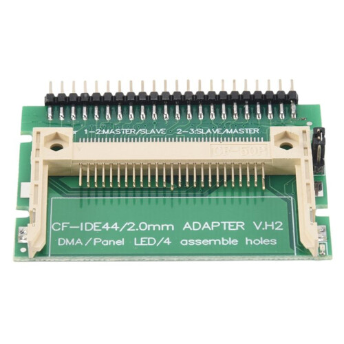 6X Cartão Compact Flash Cf para Ide 44 Pinos 2 Mm Macho 2,5 Polegadas Hdd Adaptador Inicializável Conversor 2