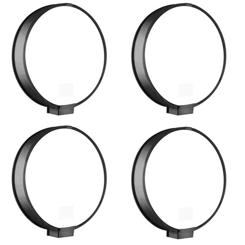 4pcs 40cm Round Universal Portable Speedlight Softbox Flash Diffuser -Top Soft Box for Camera