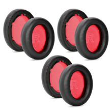 6x Ear Cushion Foam Cover Ear Pads Soft Cushion for Soundcore Life Q10 / Q10 Headphones (Red)