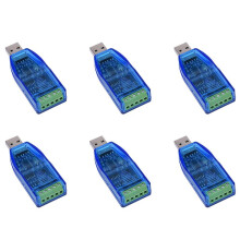 6X USB to RS485 Communication Module Bidirectional Half-Duplex Serial Converter