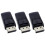 3X Display Anschluss Buchse An  Dp Buchse Adapter 1