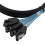 4X SAS Cable  Cable High Speed 6Gbps 4 /Set High Quality for Server 0.5 Meter 6