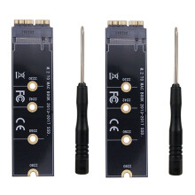 2X for Air Pro 2013-2017 A1465 A1466 A1398 12+16Pin to NVME M-Key M.2 PCI-E 4.0 SSD Hard Drive Adapter Converter