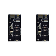 2X NGFF M.2 Adapter M2 SATA3 Raiser M.2 to Adapter SSD M2 to Expansion Card B Key Suppor 30/42/60/80mm