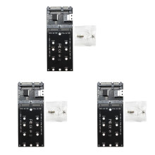 3X M2 SSD Adapter M.2 Ngff SSD zu + M2 NVME SSD zu SFF-8654 Konverter zu M2 Erweiterungskarte