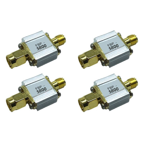 4X 5.8G Wireless Communication System Dedicated Bandpass Filter 5800 Filter SMA Interface