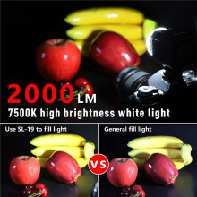 3X SL-19 Waterproof 60M Camera LED Light for SLR Digital Cameras Diving Fill Lamp Photography Lights