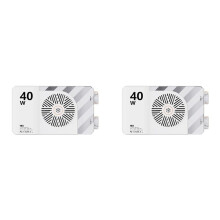 2X 40W Video Camera Light LED Three Colors Pocket  Portable Outdoor High Brightness Fill Light Fan Cooling Dimmable