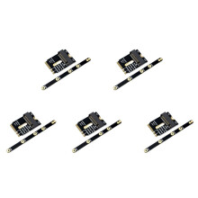 5X Installazione 'Adattatore PCIE M.2 NVME SSD PCIE 4.0 per La Scheda Riser SSD M2 NVME 2230 2242 2260 2280