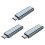 3X USB Typ-C Virtual Display Adapter DDC EDID Dummy Plug Headless  Display Emulator Dummy Load 4K@60Hz 1