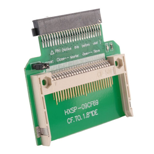 10X Cf Merory Card Compact Flash to 50Pin 1.8 Inch Ide Hard Drive Ssd Adapter 1
