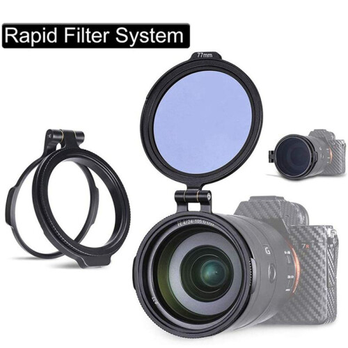 3X ND Quick Release  Bracket Lens Filter for DSLR Camera Photography Lens Bracket 77MM 2