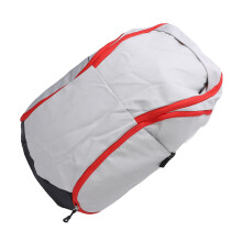 Großer Kapazitätsgrauer & Weißer Basketballrucksack mit Laptopfach