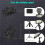 4X LED Photographic Lighting for SLR Camera 40M Waterproof Diving LED Night Light Diving Lamp for 7