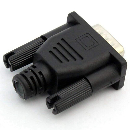 20X VGA Virtual Display Adapter Male Dummy Plug EDID Headless  Emulator Lock Plate 2