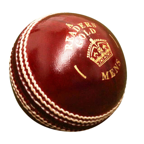 Readers Readers Mens Gold A Leather Cricket Ball 1