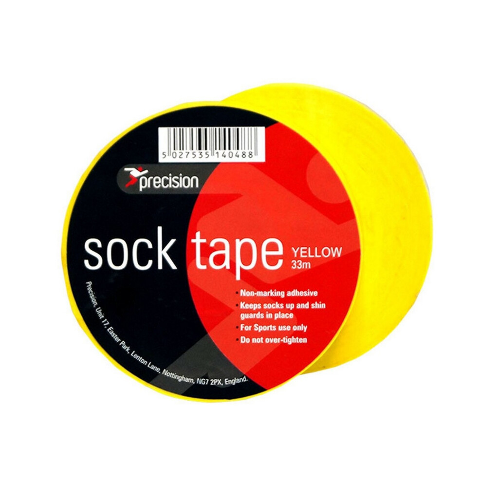 (33M, Yellow) Precision 19Mm Sock Tape (Pack Of 10) 5059699082663