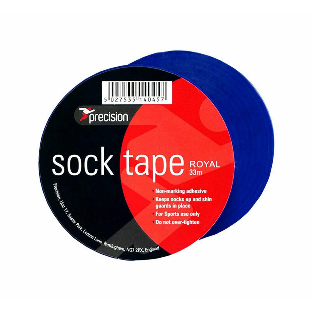 (33M, Royal Blue) Precision 19Mm Sock Tape (Pack Of 10) 5059699082632