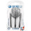 (One Size, Black/Silver) Harrows Twin Pack Dart Flights 3