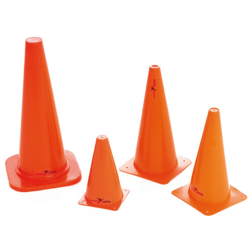 (9in, Orange) Precision Traffic Cones (Pack Of 4)