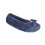 Womens/Ladies Velour Ballet Slippers 1