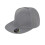 Result (One Size, Heather Grey) Result Unisex Core Bronx Original Flat Peak Snapback Solid Colour Cap 1