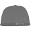 Result (One Size, Heather Grey) Result Unisex Core Bronx Original Flat Peak Snapback Solid Colour Cap 2