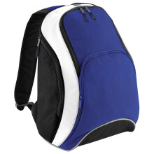 (One Size, Bright Royal/Black/White) Bagbase Teamwear Backpack / Rucksack (21 Litres)