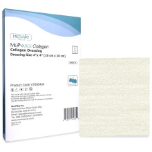 MedVance Kollagenverband-Pads, Bequeme und Einfache Wundverbände, Hochwirksamer und Langanhaltender Schutz, OTC, Box mit