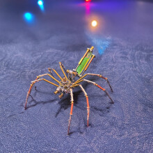 Metall Insekt Spinnenmodell Bug Skulptur Steampunk Mechanisches 3D Puzzle Bastelset