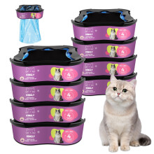 Premium Kattenbakvulling Vervangzakken | Jumbo 28FT 8-Pack | Duurzaam tot 32 Maanden