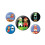 Super Mario Super Mario Badge Set (Pack of 5) 2