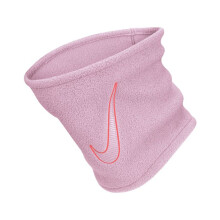 (One Size, Soft Pink/Bright Crimson) Nike Fleece Neck Warmer