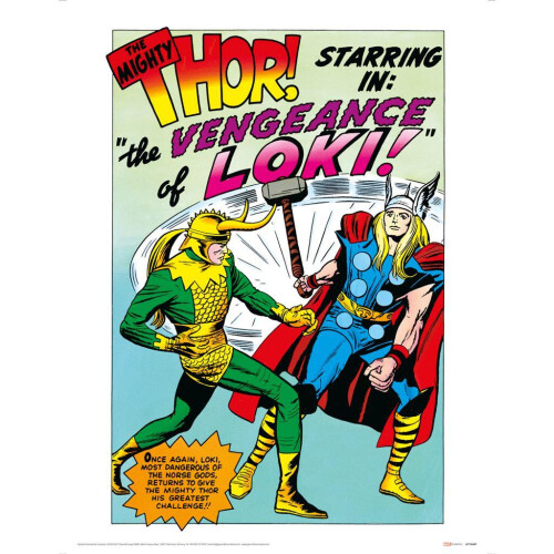 Marvel Marvel Vengenance Of Loki Comic Print