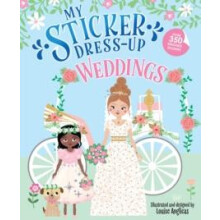 My Sticker DressUp Weddings by Louise Anglicas Paperback Book