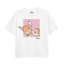 (7-8 Years, White) Bambi Girls Kiss T-Shirt