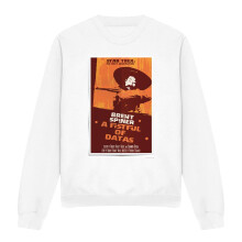 (S, White) Star Trek Unisex Adult The Next Generation Season 6 Episode 8 Sweatshirt