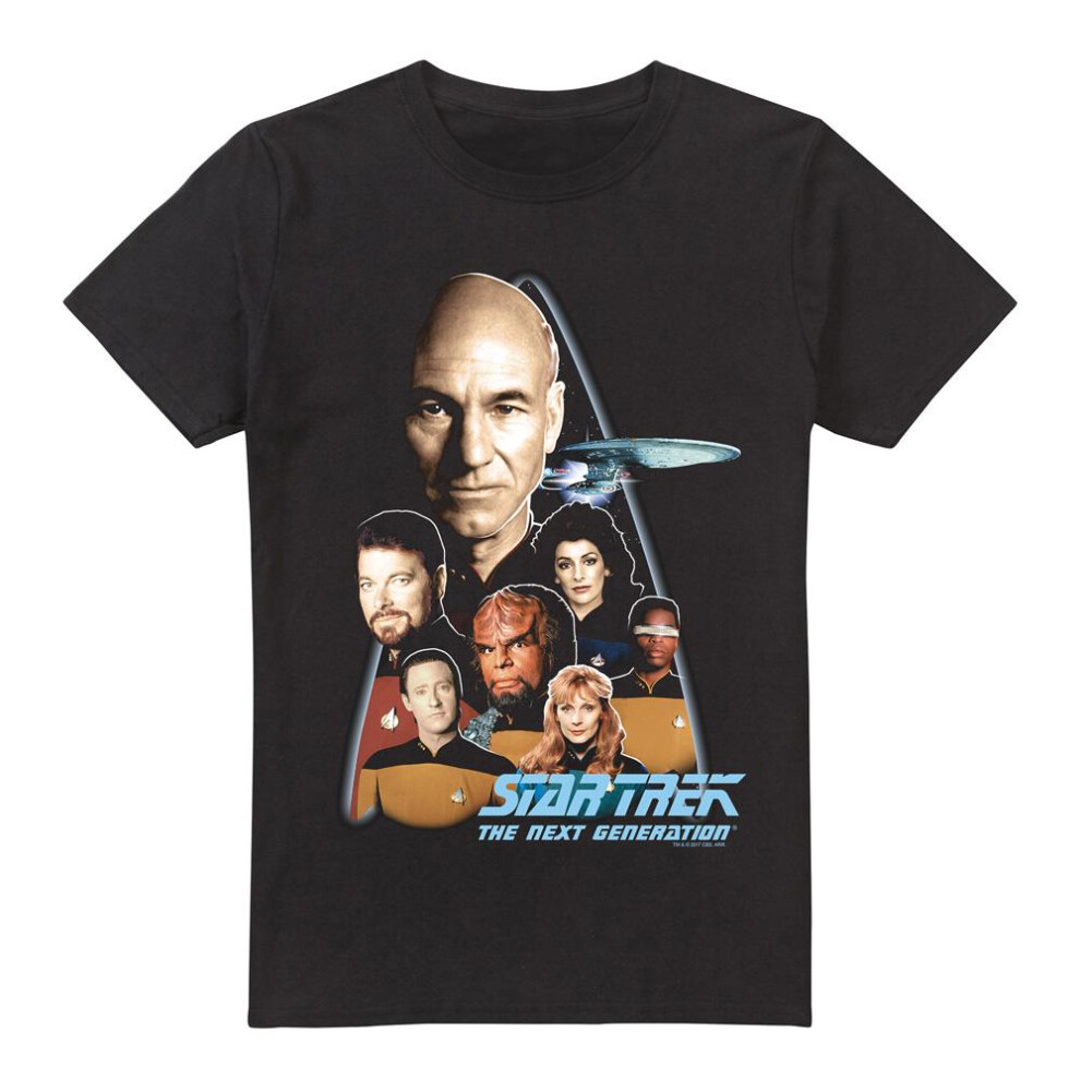 Star Trek (Xxl, ) Mens The Next Generation T-Shirt Black