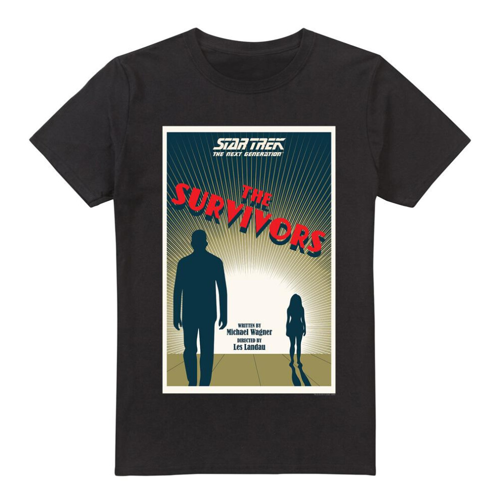 Star Trek (3Xl, ) Mens The Next Generation Season 3 Episode 3 T-Shirt Black