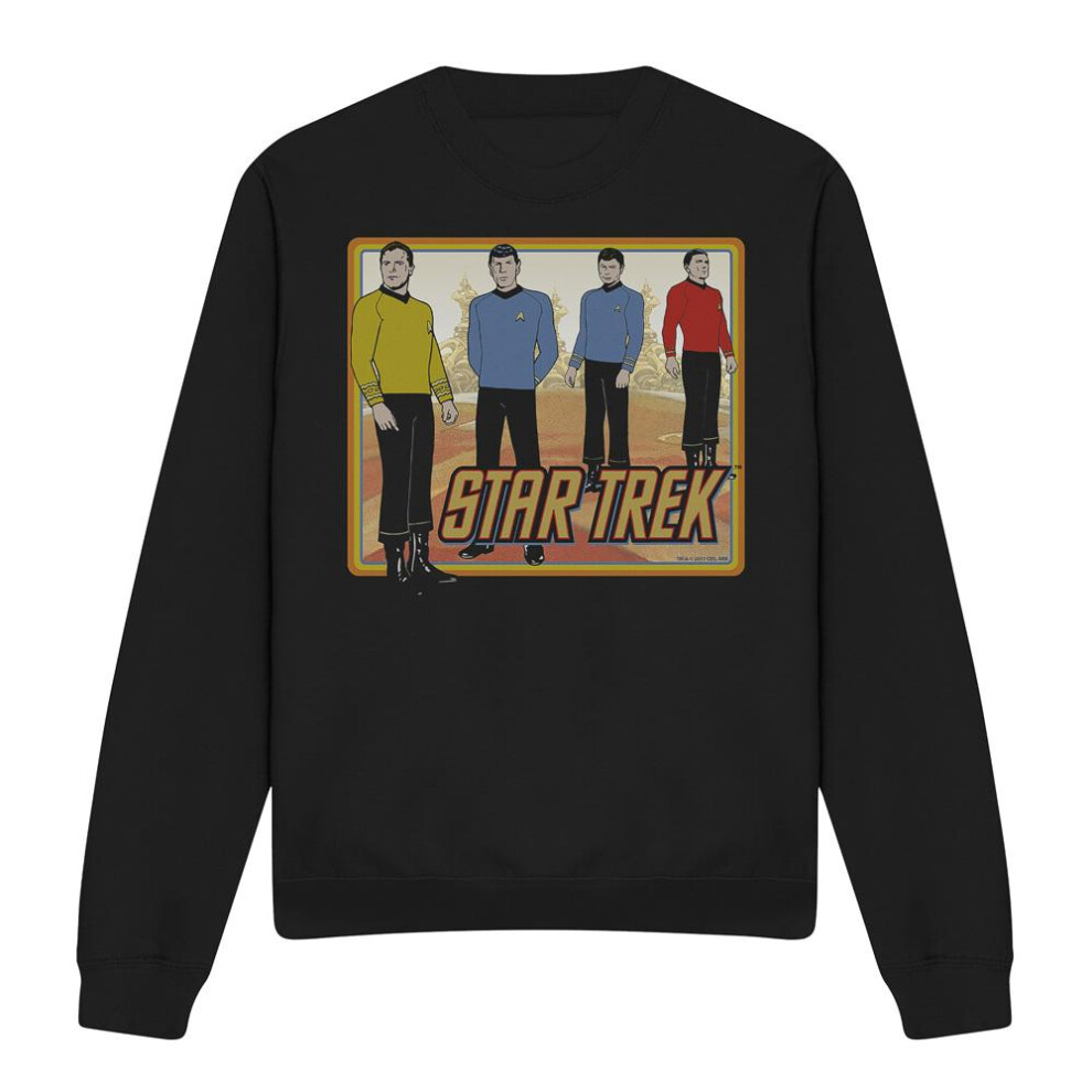Star Trek (Xxl, ) Unisex Adult Classic Sweatshirt Black