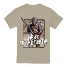 (3XL, Sand) Star Trek Mens To the Death T-Shirt