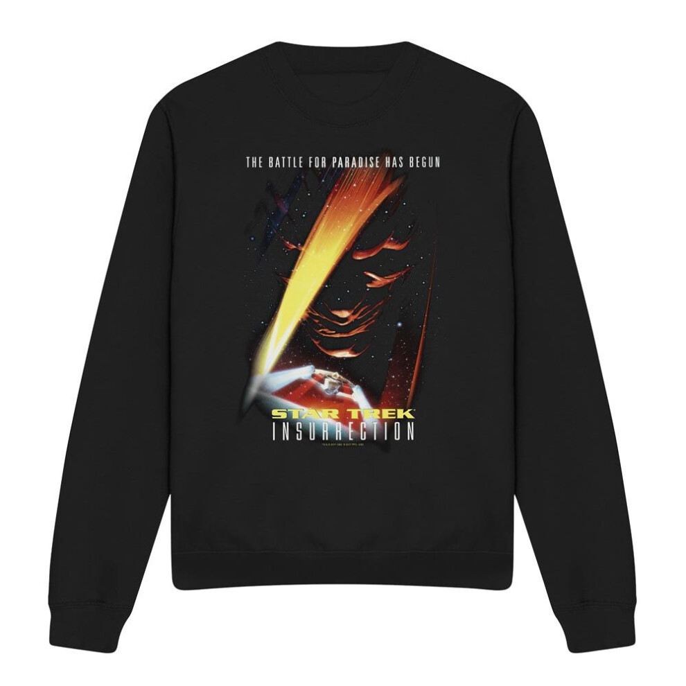 Star Trek (Xl, ) Unisex Adult Insurrection Sweatshirt Black