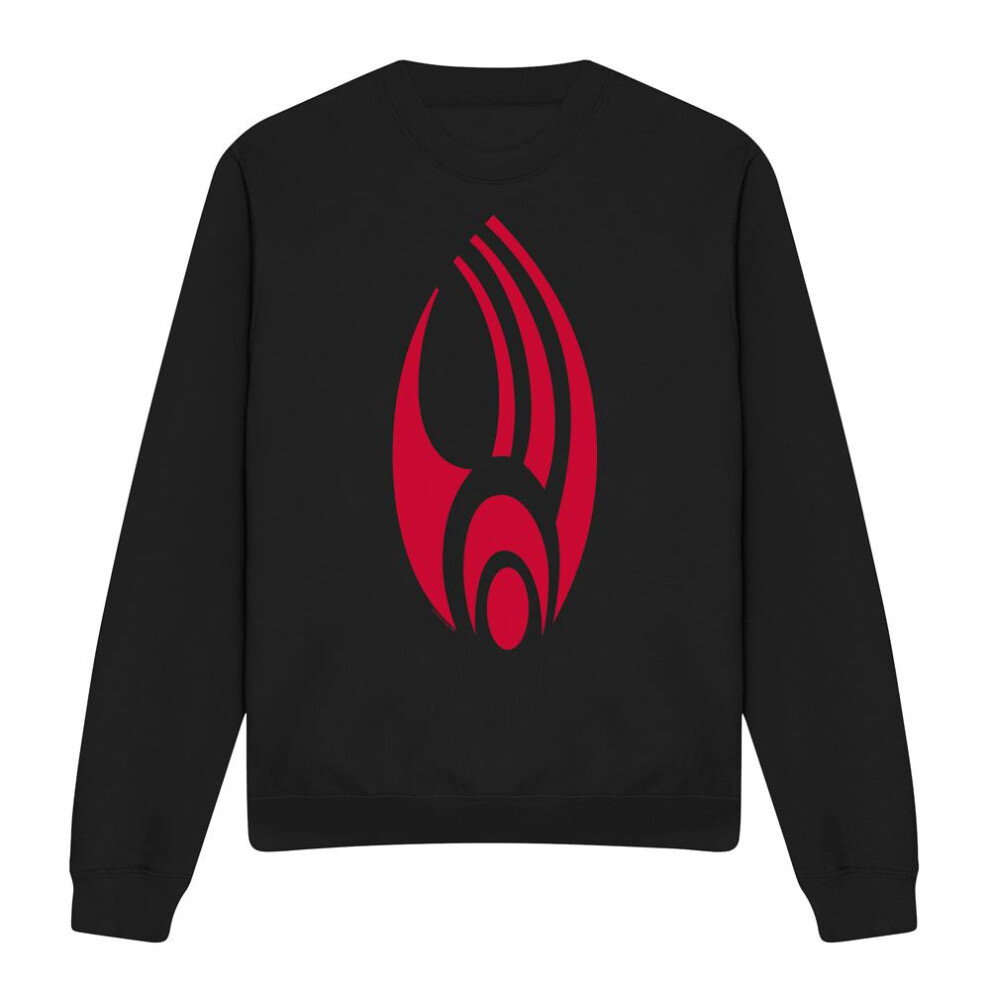 Star Trek (Xxl, ) Unisex Adult Borg Logo Sweatshirt Black