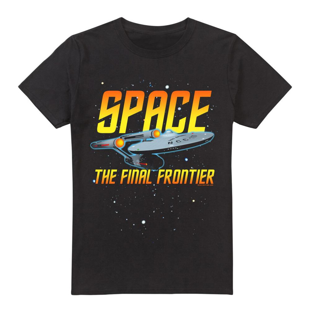Star Trek (5Xl, ) Mens Space T-Shirt Black
