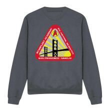(S, Charcoal) Star Trek Unisex Adult Starfleet Academy Sweatshirt