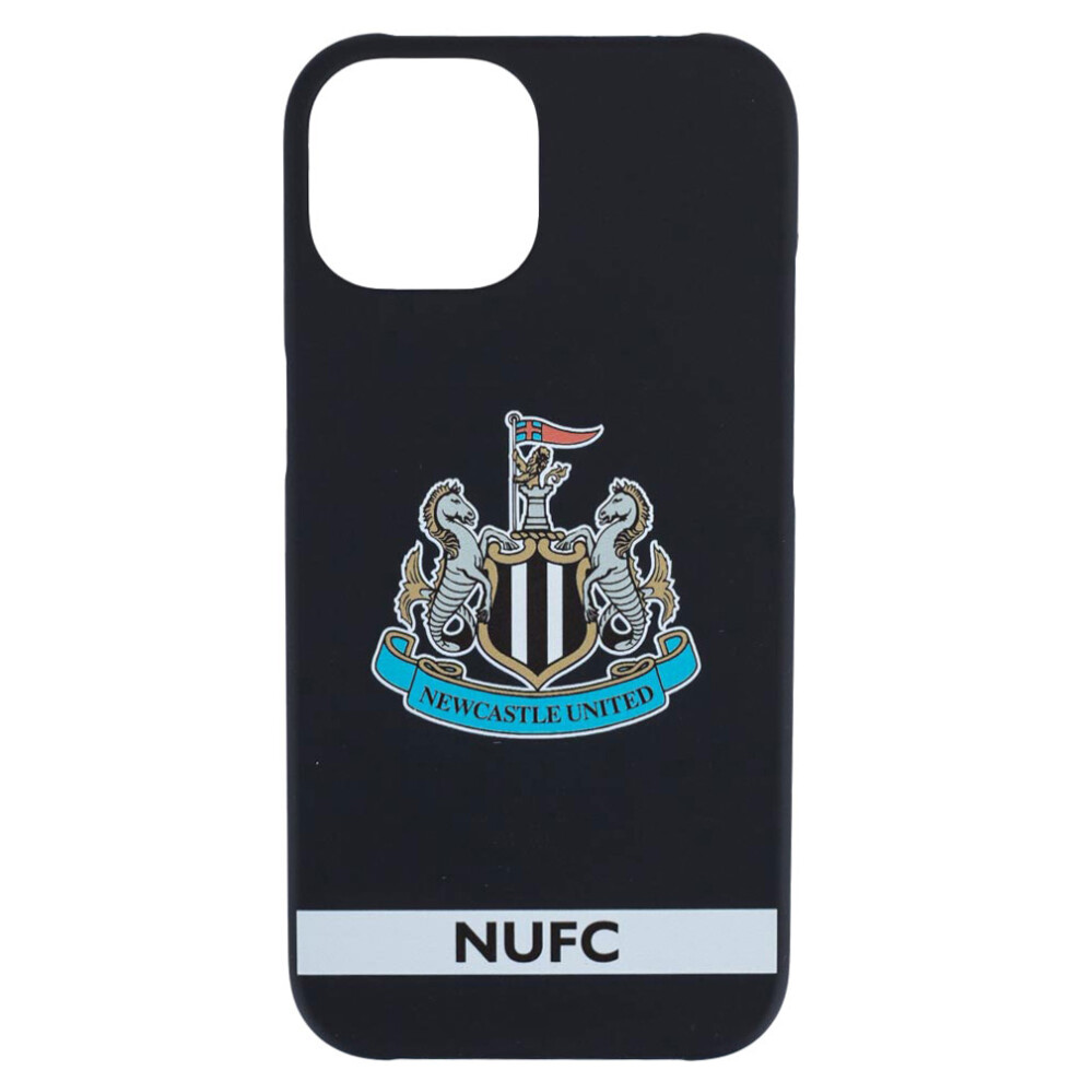 Newcastle United Fc Iphone 15 Compatible Crest Phone Case Black 5063703394369