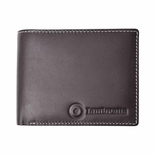 Lambretta (One Size, Dark Brown) Lambretta Logo Leather Wallet 1