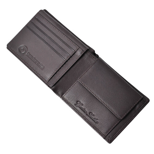 Lambretta (One Size, Dark Brown) Lambretta Logo Leather Wallet 2